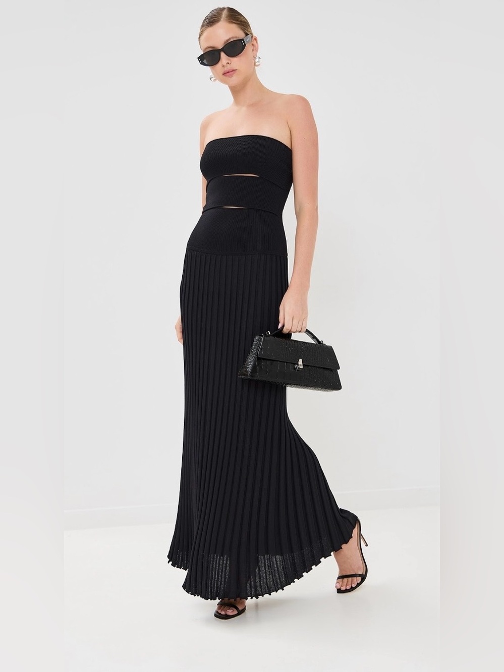 Christopher esber slash cutout knit strapless dress